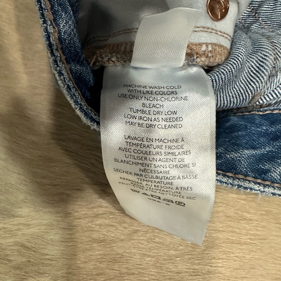 Free People x We The Free Good Times Relaxed Jean Women's Size 31 Straight Raw - Picture 6 of 9